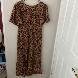 misguided cheetah print dress